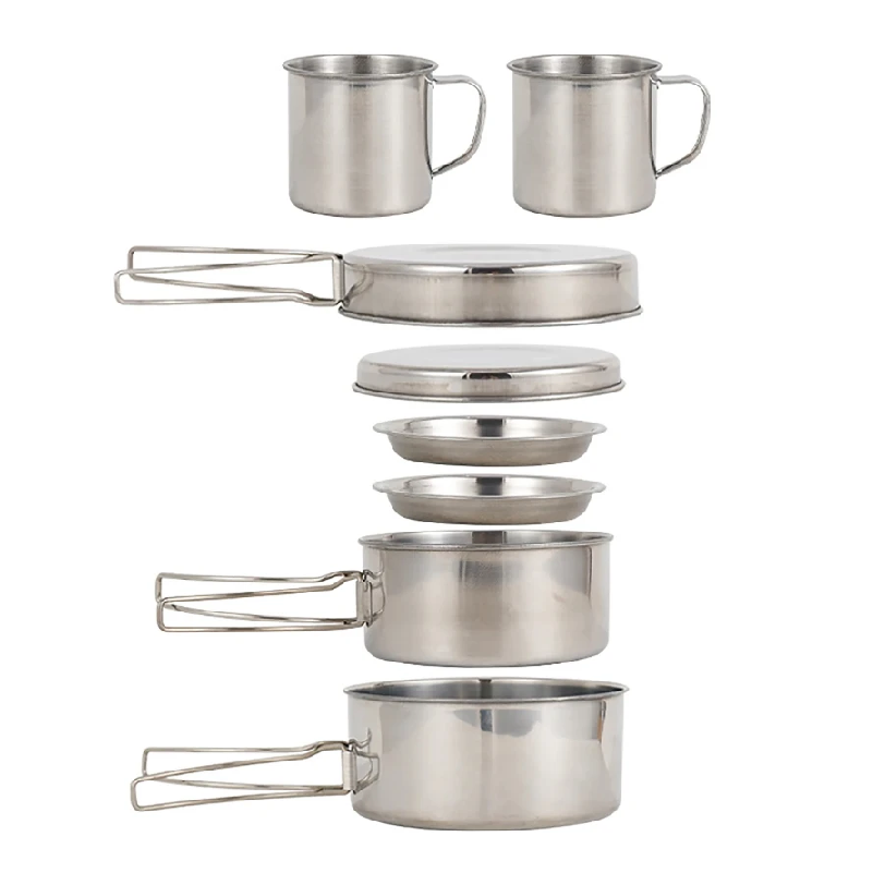Camping Cooking Hob - 8 Buah/Set Peralatan Masak Berkemah Set