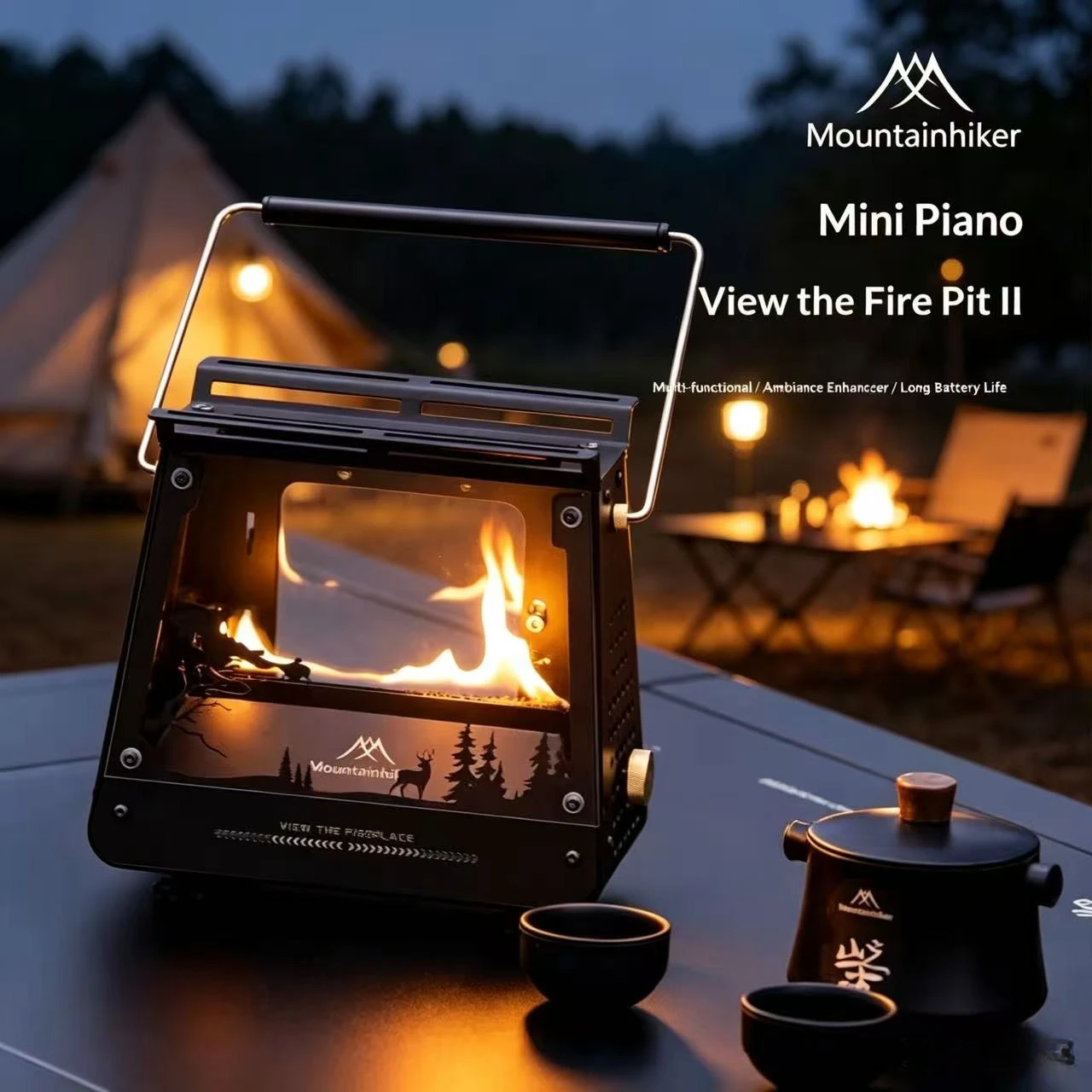 Camping Cooking Open Fire - MOUNTAINHIKER Kompor Minyak Portabel Outdoor Pemanas