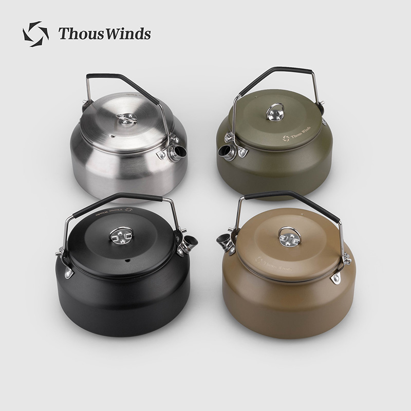 Camping Cooking Ware - Thous Wind ketel berkemah luar ruangan,