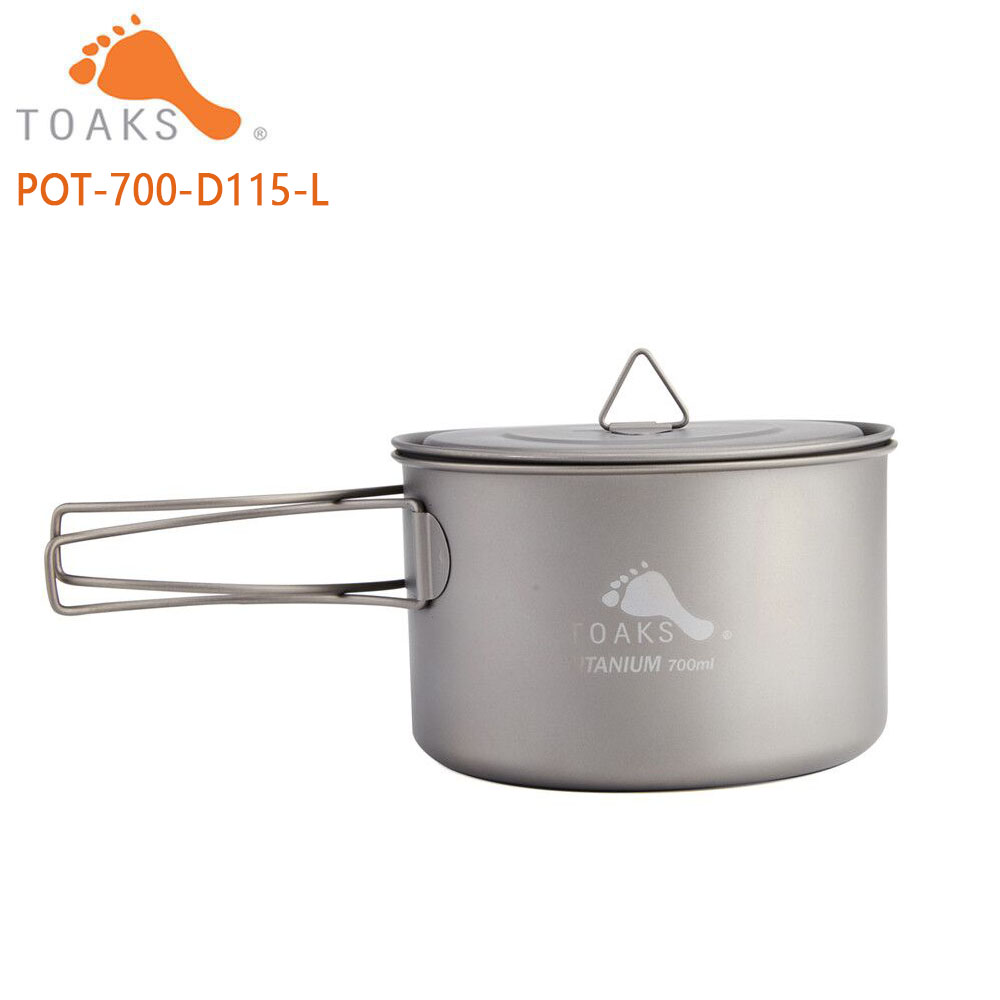 Camping Cooking Tray - TOAKS alat masak berkemah Titanium murni,
