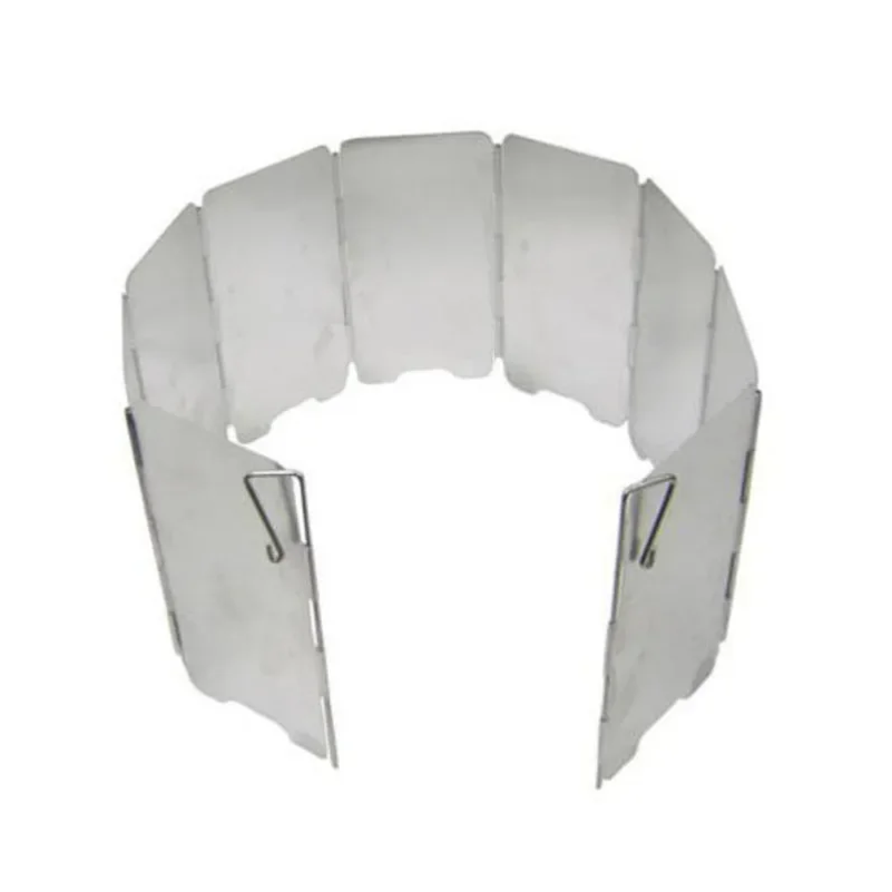 Camping Cooking Plate - 9 Pelindung Angin Kompor Gas Lipat
