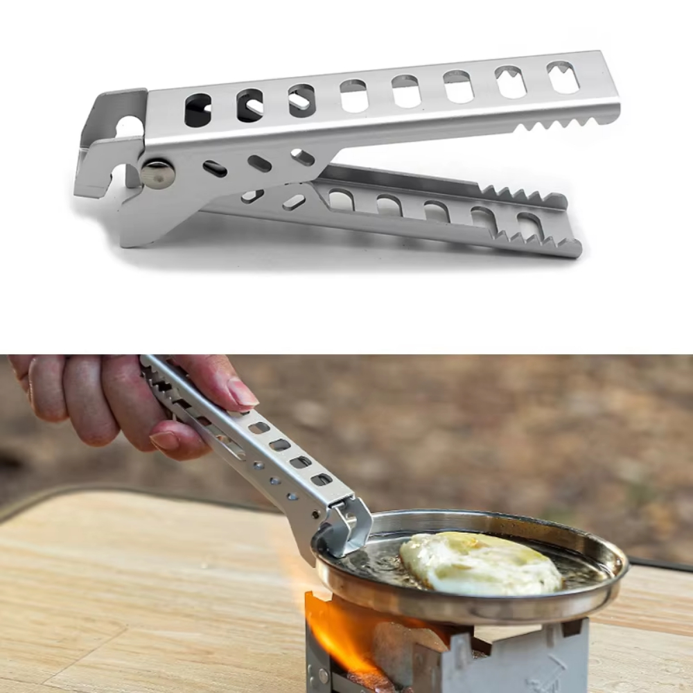 Camping Cooking Tray - Penjepit Panci Aluminium Anti Panas untuk