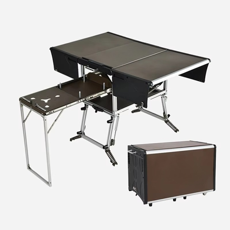 Quality Camping Cooking Set - Dapur Portabel Lipat Berkualitas Tinggi untuk