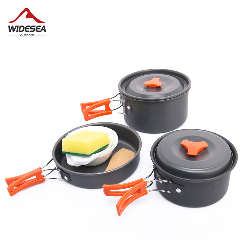 Camping Cooking Ware - Layar Lebar Set peralatan masak berkemah