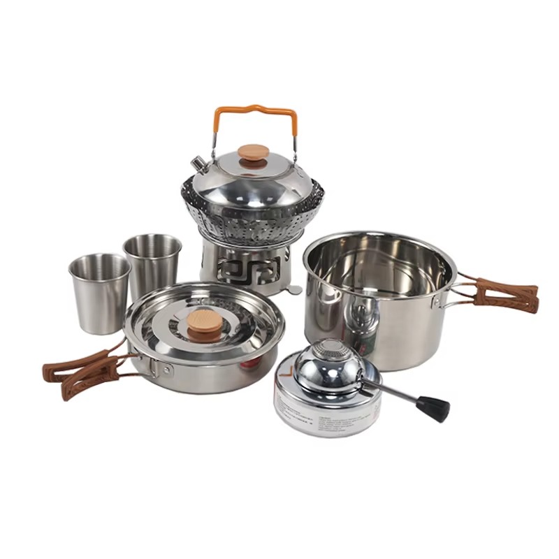 Quality Camping Cooking Set - Peralatan Masak Portabel Berkualitas Tinggi untuk