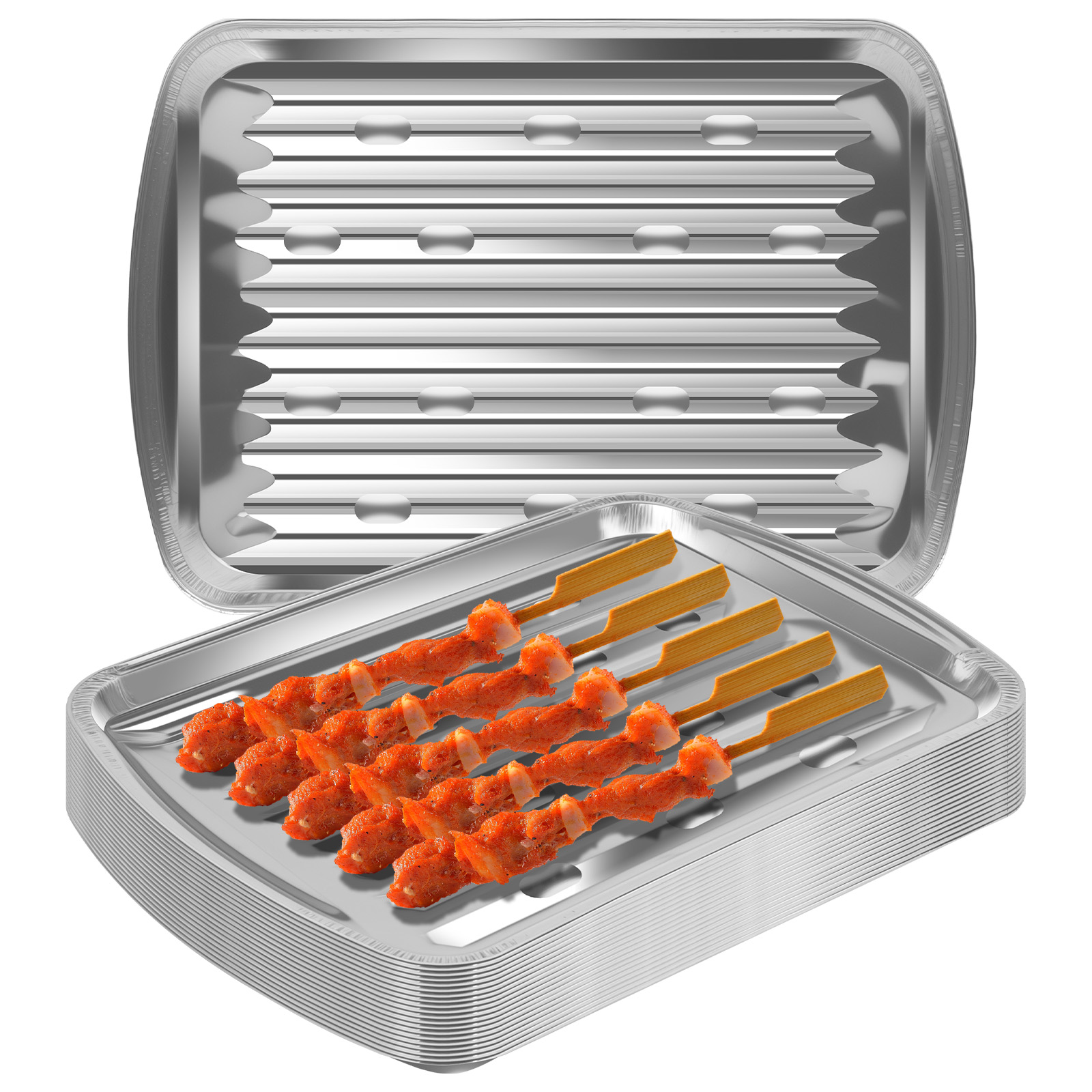 Camping Cooking Bbq - Nampan Aluminium Foil Loyang Anti Lengket