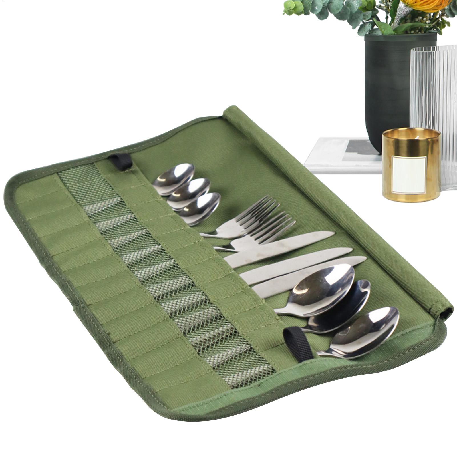 Camping Cooking Utensil Roll - Tas Gulung Peralatan Makan Berkemah Organizer