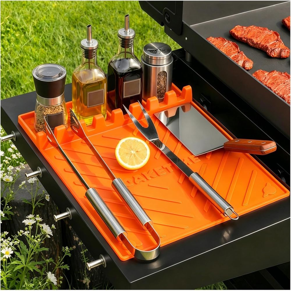 Cooking Outdoor Camping - Alas Panggangan Silikon atau Aksesoris Griddle,