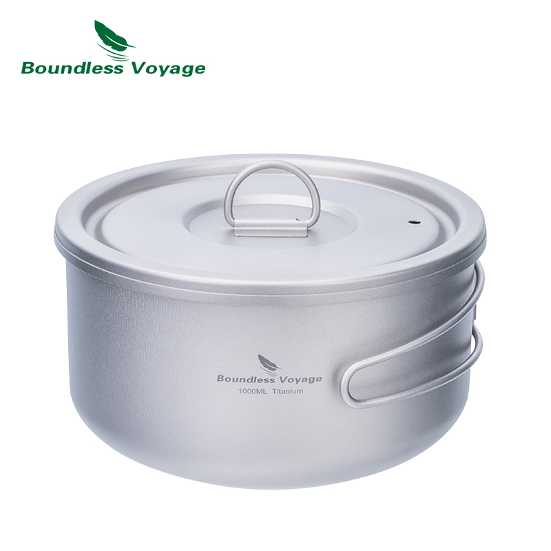Camping Cooking Ware - Ketel Kemah bahan Titanium tanpa batas