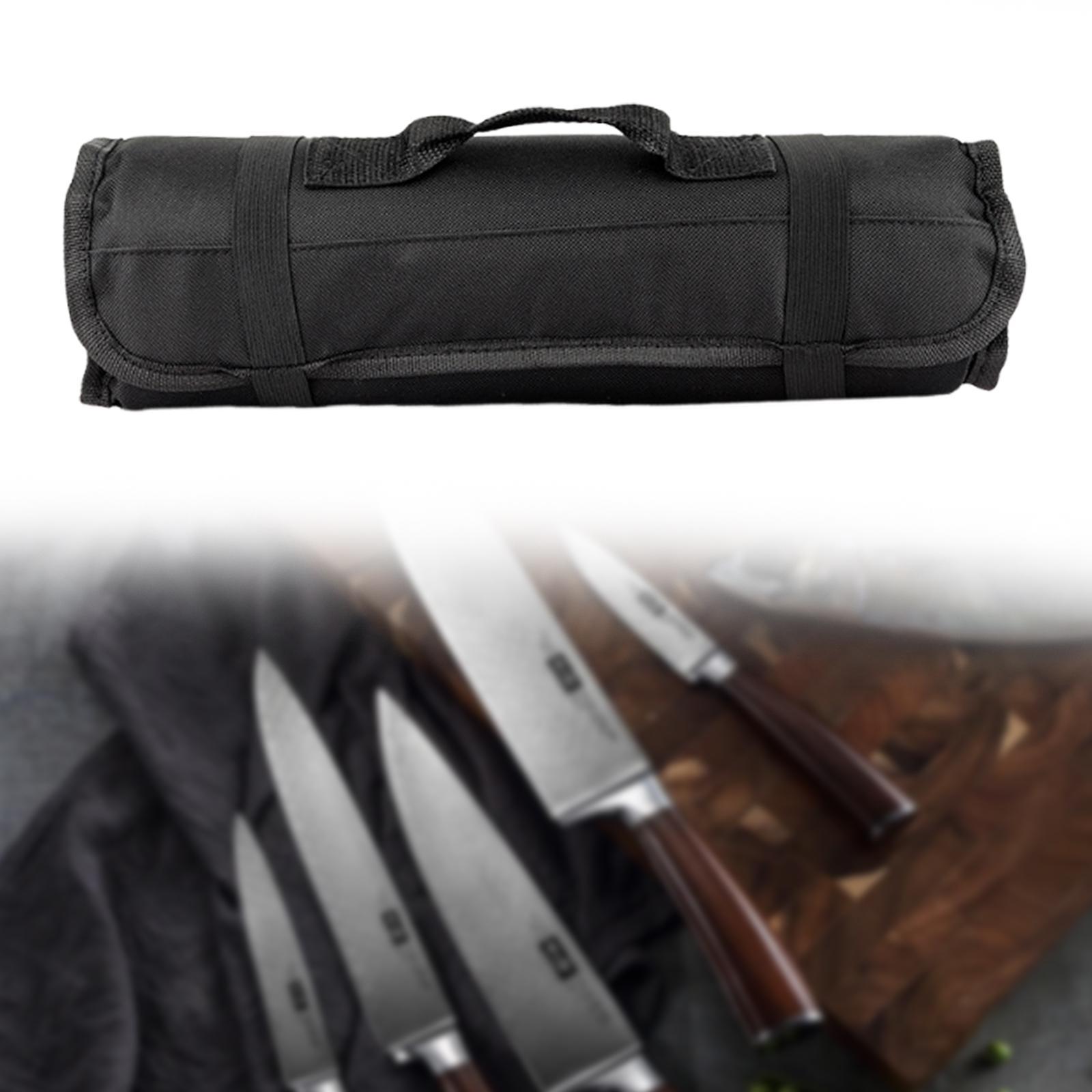 Tas Pisau Koki Gulung Kain Oxf - Camping Cooking Utensil Roll ulasan dan harga
