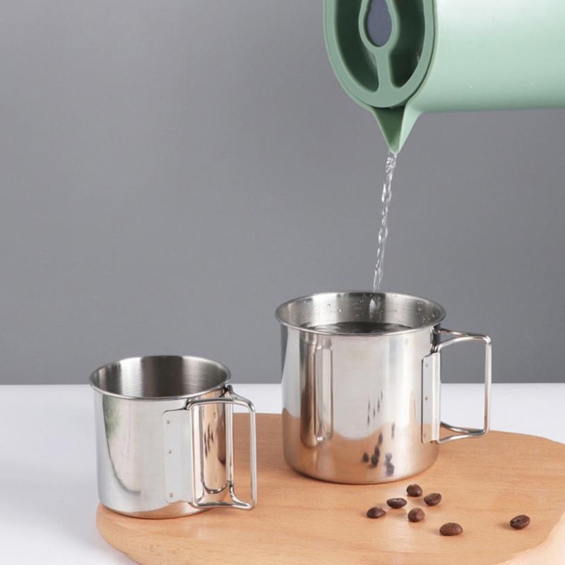 Cangkir Mug baja tanpa kawat 2 - Quality Camping Cooking Set ulasan dan harga