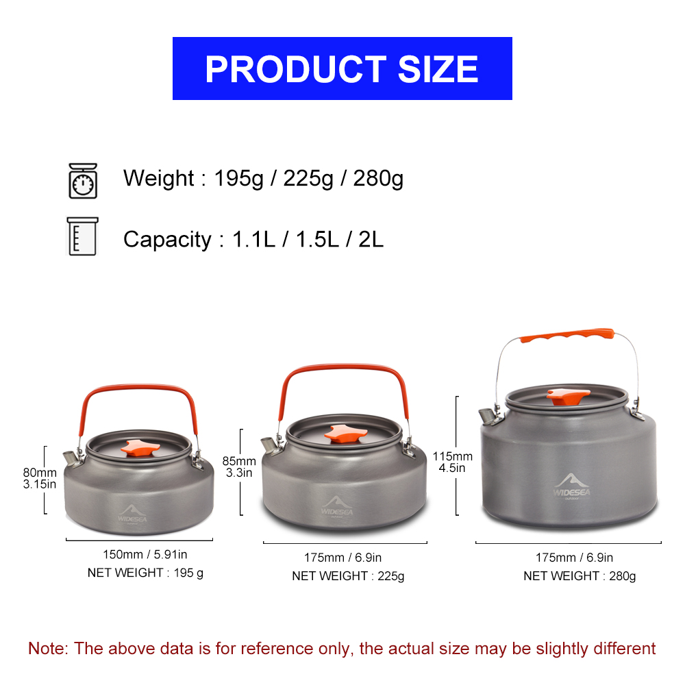Villiea 1, 1L 2 L1, 5L Ketel A - Camping Cooking Ware ulasan dan harga