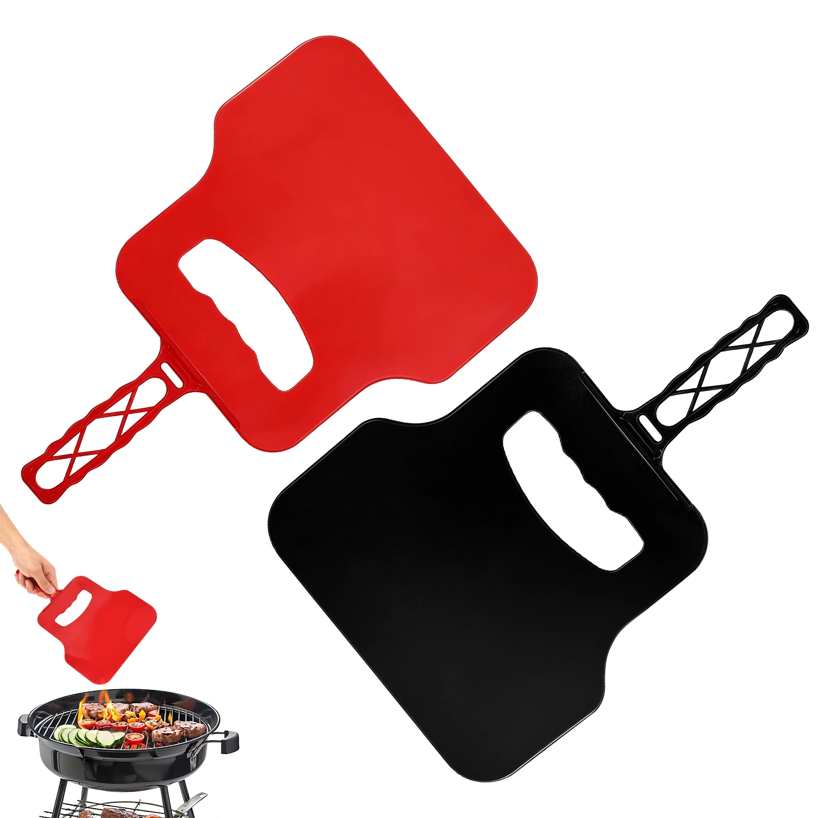 Kipas Tangan Plastik Manual Pe - Camping Cooking Portable ulasan dan harga