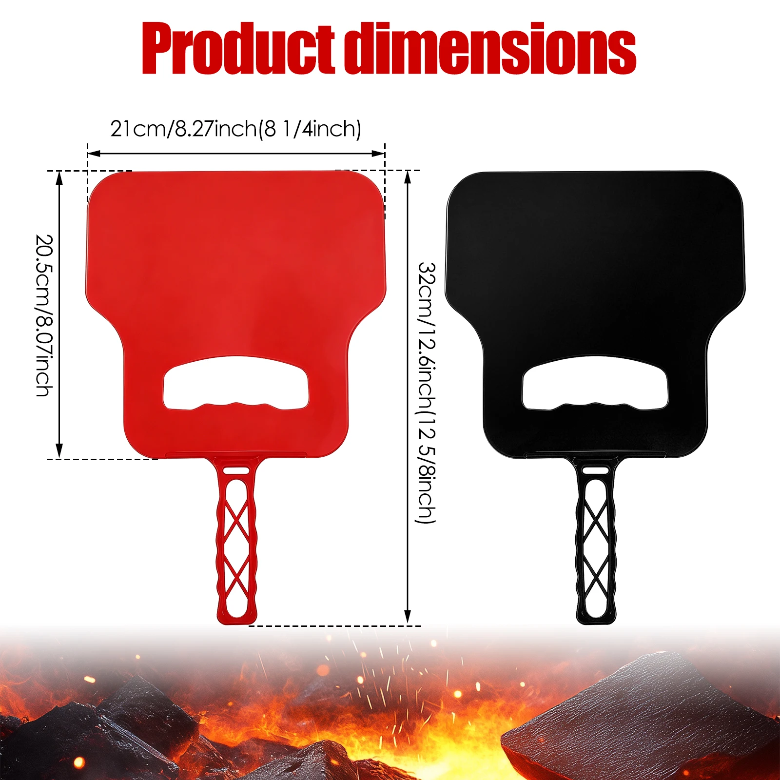 Kipas Tangan Plastik Manual Pe - Camping Cooking Portable ulasan dan harga