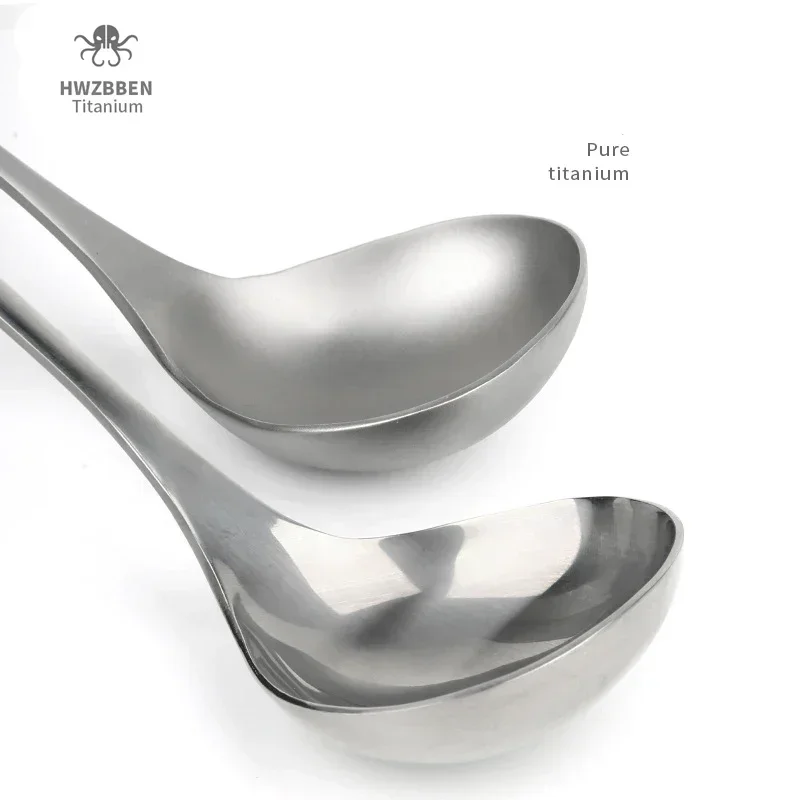 HWZBBEN sendok sup Titanium lu - Camping Cooking Ware ulasan dan harga