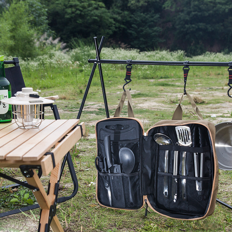 8 Buah Set Peralatan Masak Dap - Camping Cooking Ware ulasan dan harga
