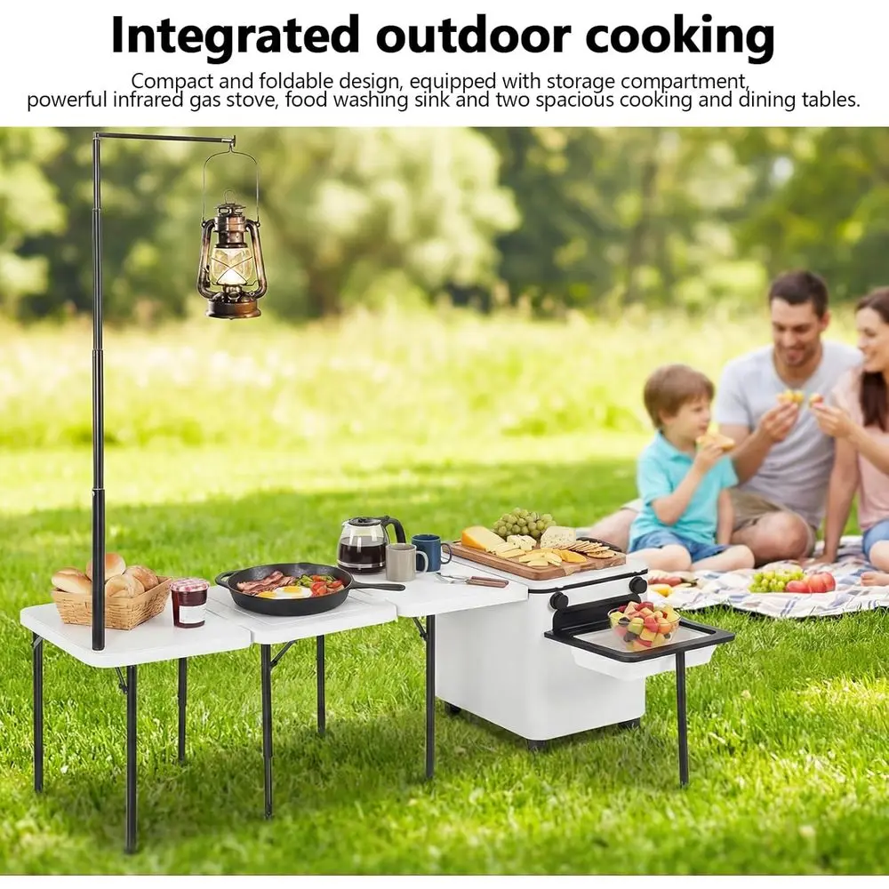 Stasiun Dapur Lipat Portabel u - Camping Cooking Light ulasan dan harga