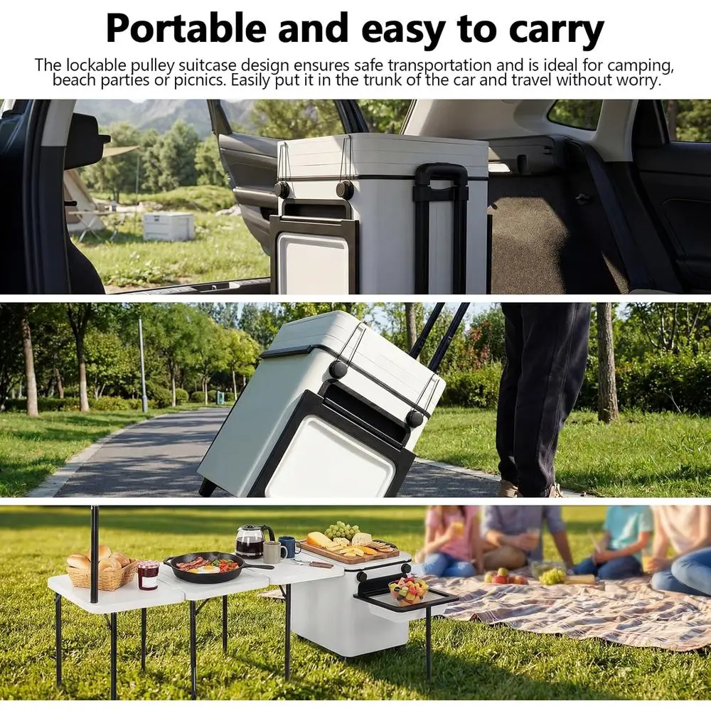 Gerobak BBQ Portabel untuk Lua - Camping Cooking Light ulasan dan harga