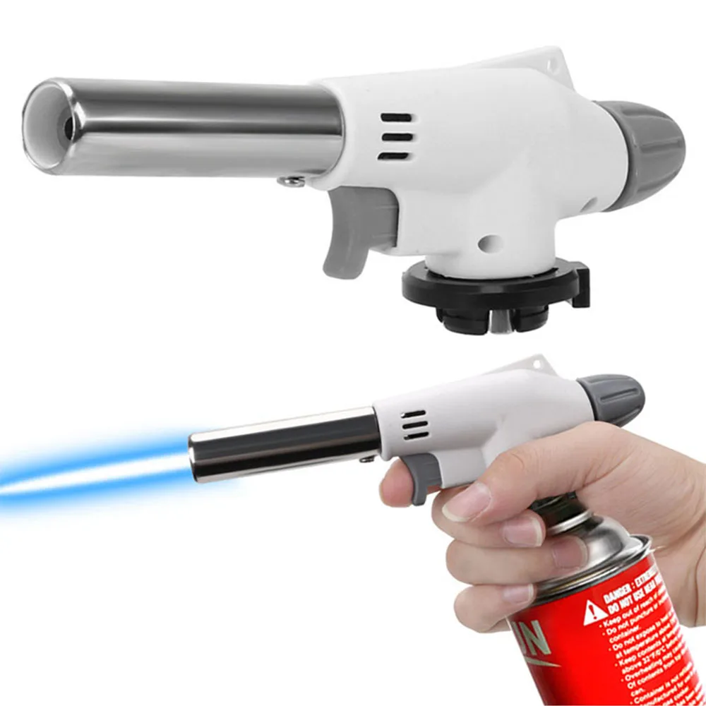 Pistol api Gas portabel, pisto - Camping Cooking Flame ulasan dan harga