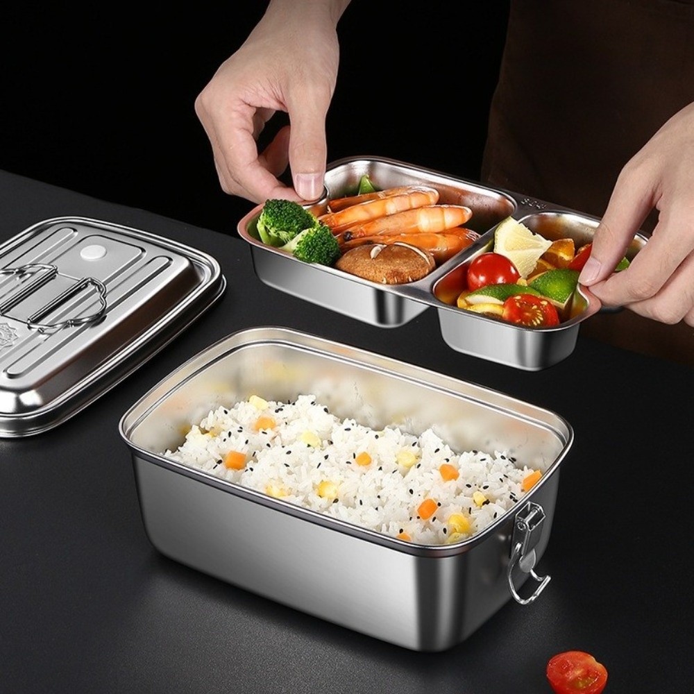 Kotak Makan Stainless Steel Du - Camping Cooking Stove ulasan dan harga