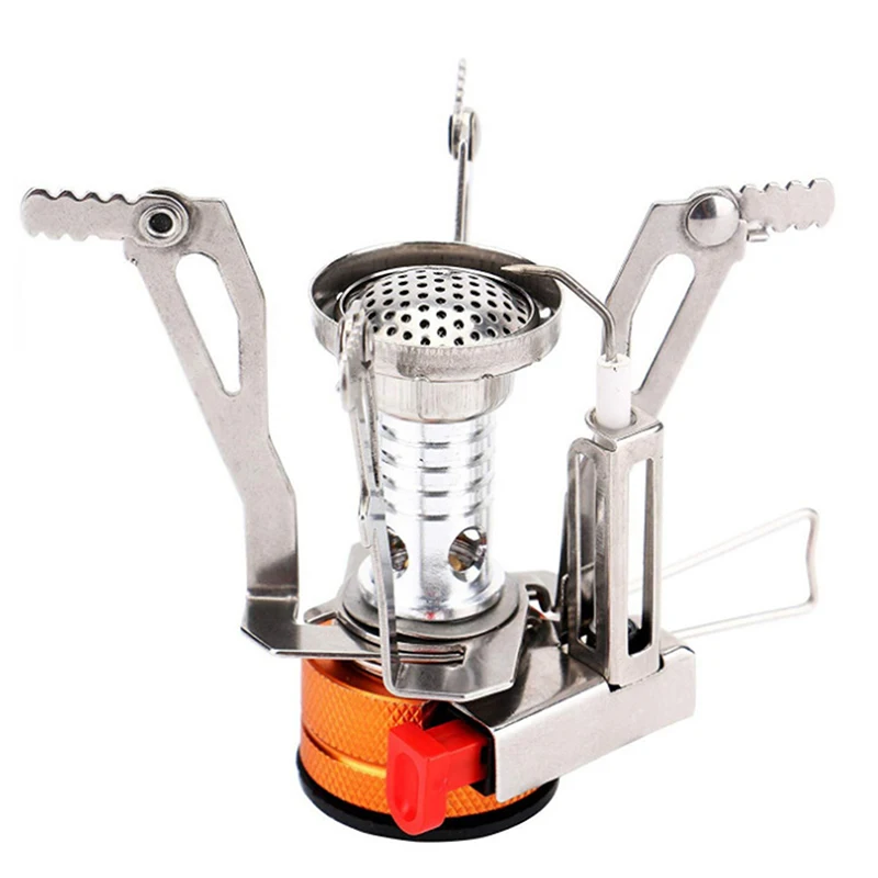 Kompor Gas berkemah portabel,  - Cooking On Camping Stove ulasan dan harga