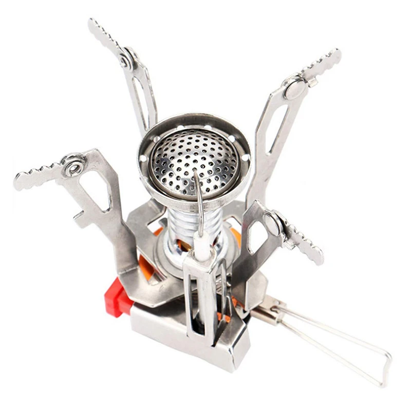 Kompor Gas berkemah portabel,  - Cooking On Camping Stove ulasan dan harga