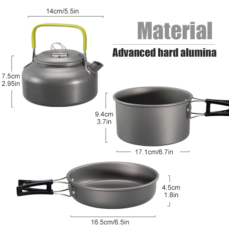 WESTTUNE Peralatan Masak Berke - Camping Cooking Ware ulasan dan harga