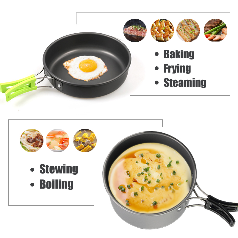 WESTTUNE Peralatan Masak Berke - Camping Cooking Ware ulasan dan harga