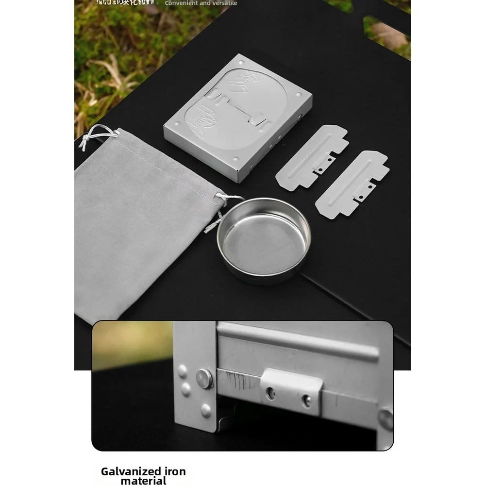 Kompor Bahan Bakar Padat Lipat - Camping Cooking Tray ulasan dan harga