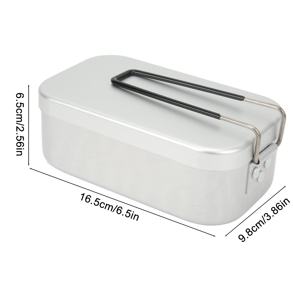 Kotak makan siang aluminium 80 - Camping Cooking Tin ulasan dan harga