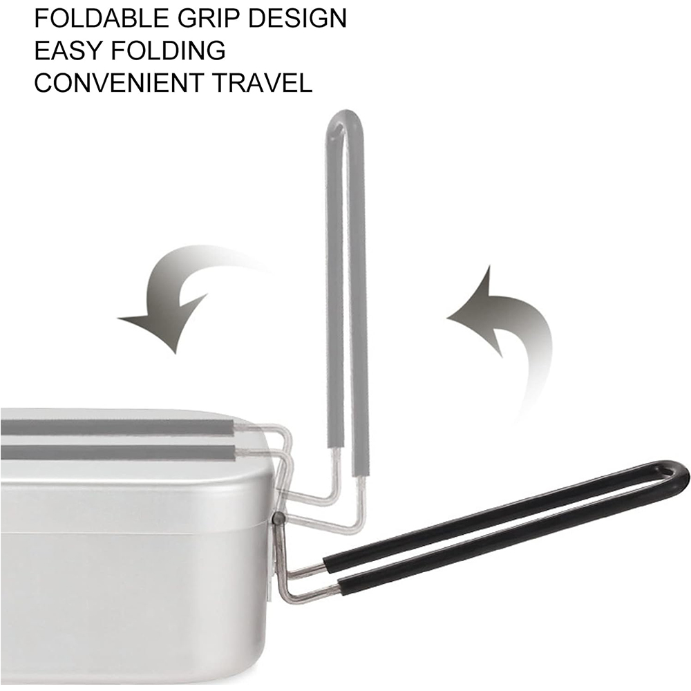 Kotak makan siang aluminium 80 - Camping Cooking Tin ulasan dan harga