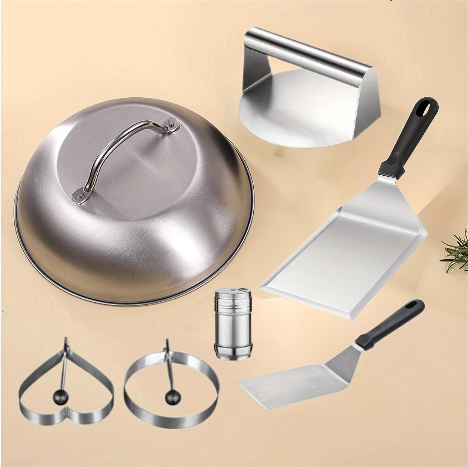 Set alat barbekyu 7 buah-peral - Quality Camping Cooking Set ulasan dan harga