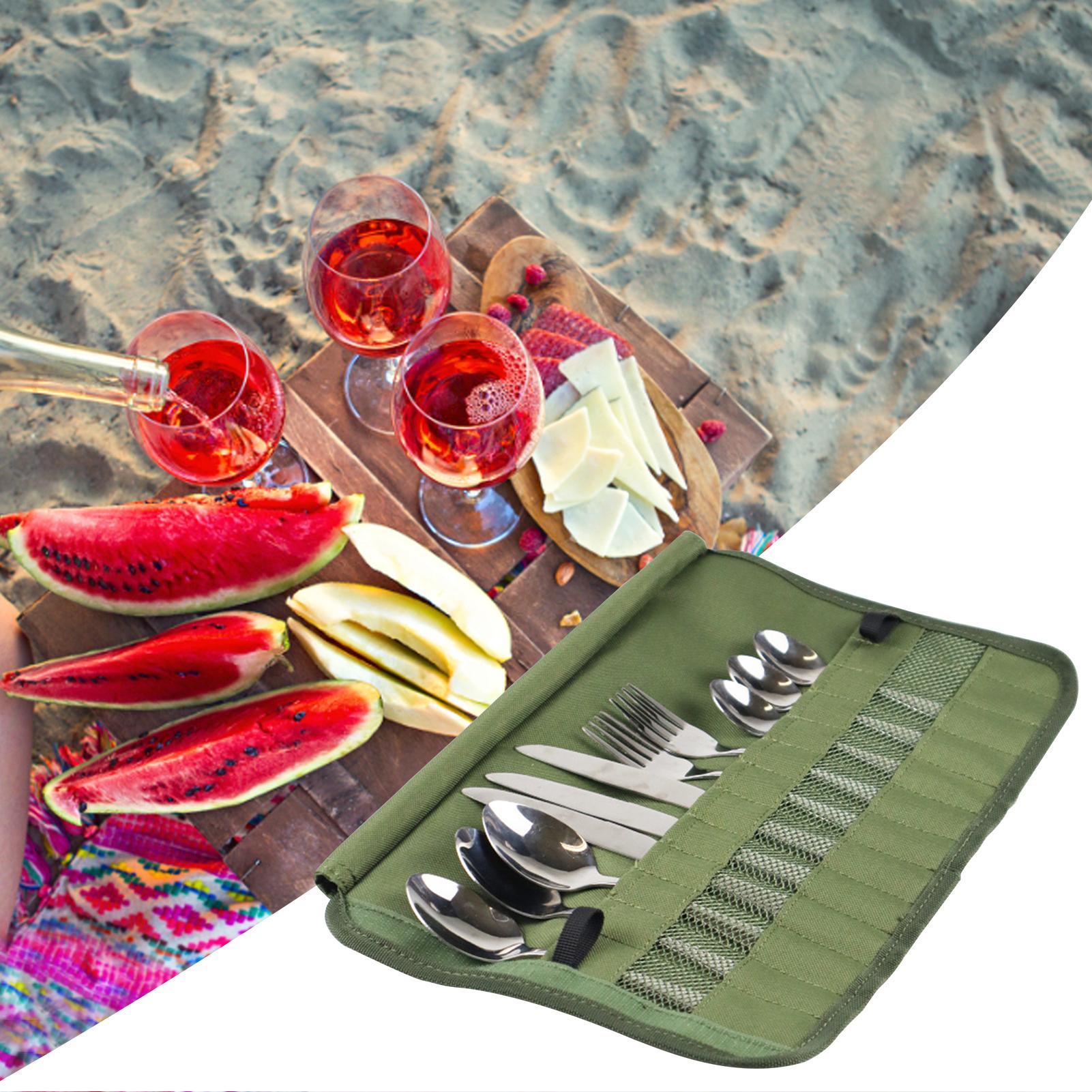 Tas Penyimpanan Peralatan Masa - Camping Cooking Utensil Roll ulasan dan harga
