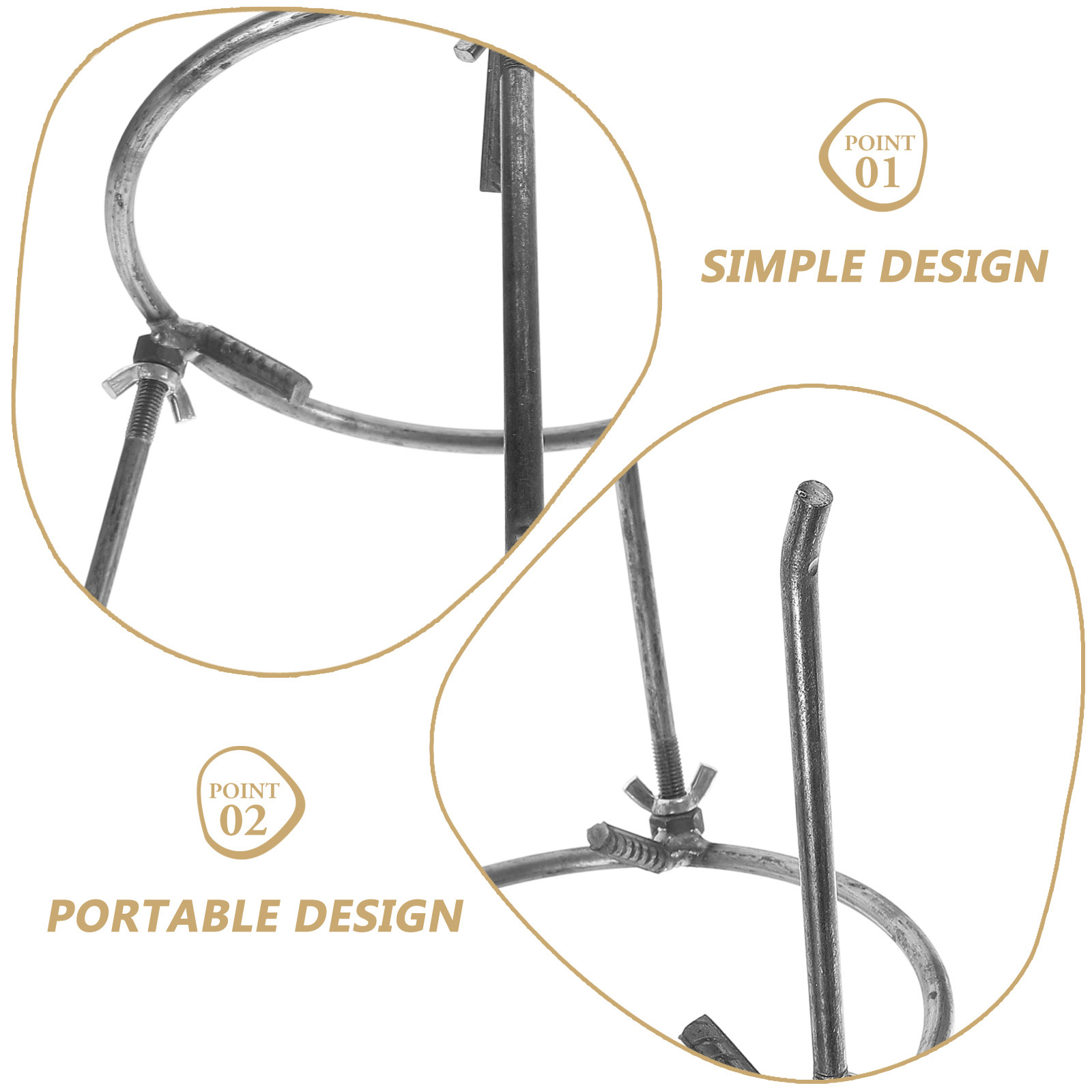 Tripod Baja Tugas Berat untuk  - Camping Cooking Open Fire ulasan dan harga