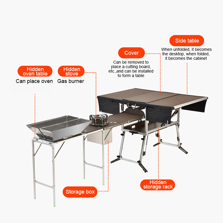 Dapur Portabel Lipat Berkualit - Quality Camping Cooking Set ulasan dan harga