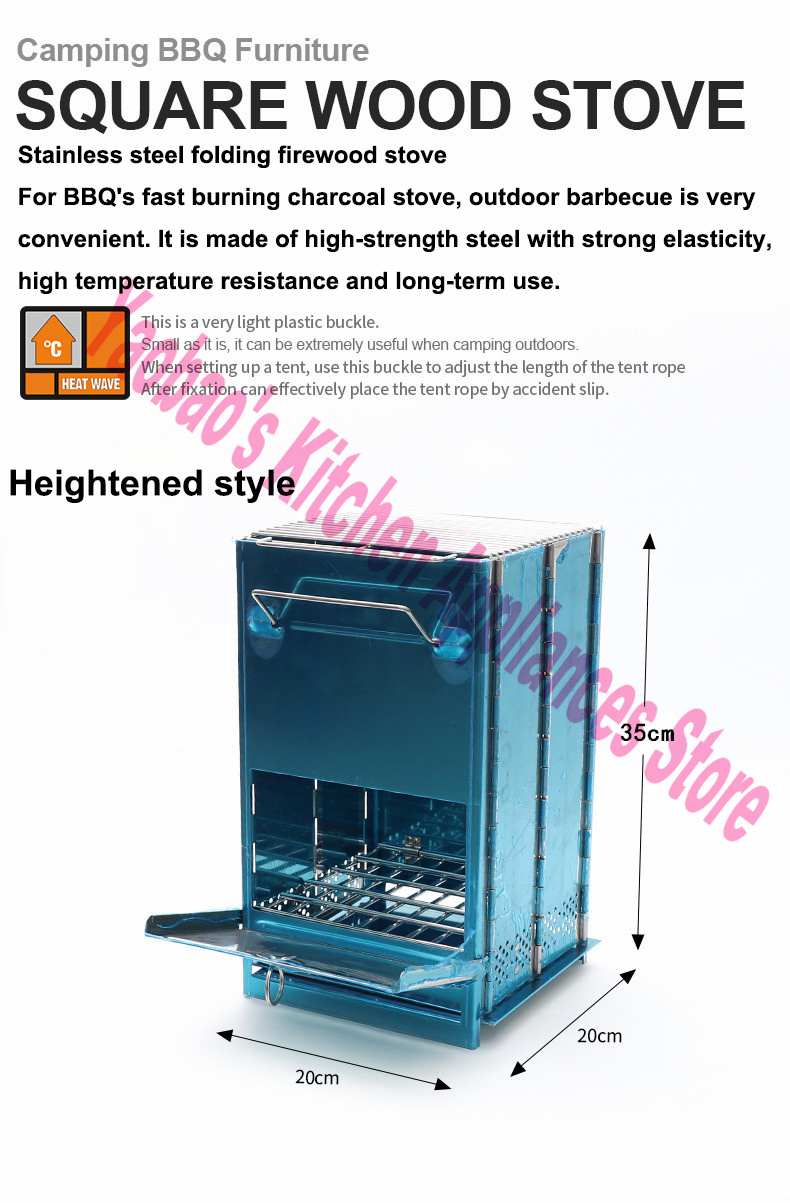 Kompor Kayu Peralatan Berkemah - Cooking Outdoor Camping ulasan dan harga
