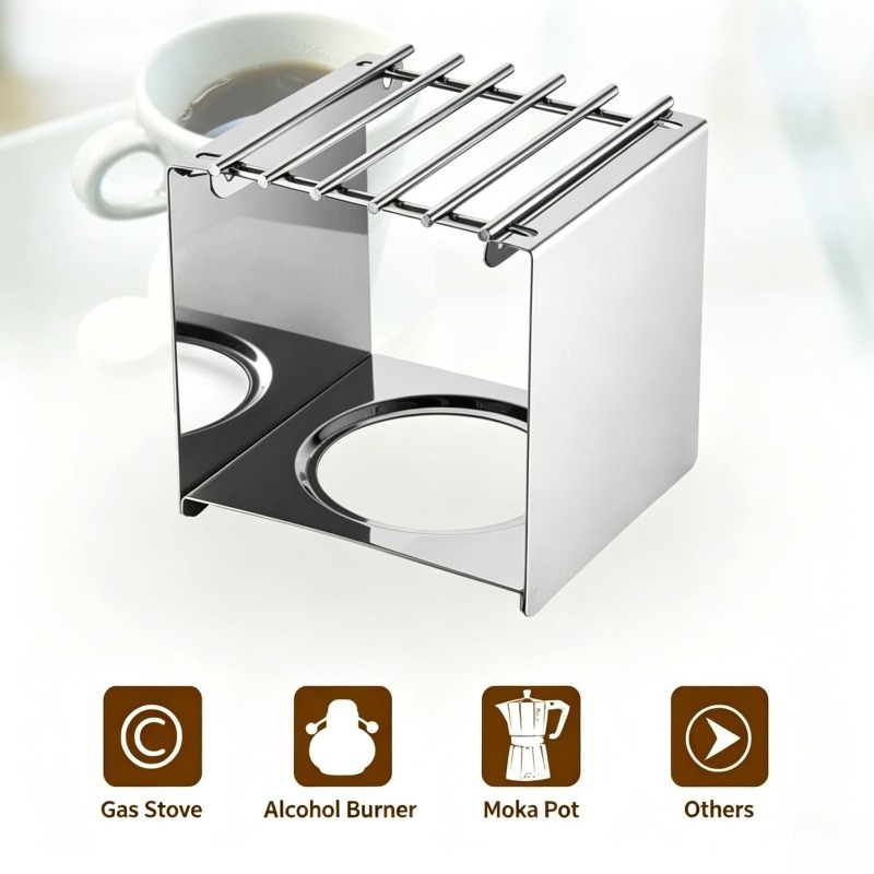 Penyangga Kompor Kopi Persegi  - Camping Cooking Stove ulasan dan harga