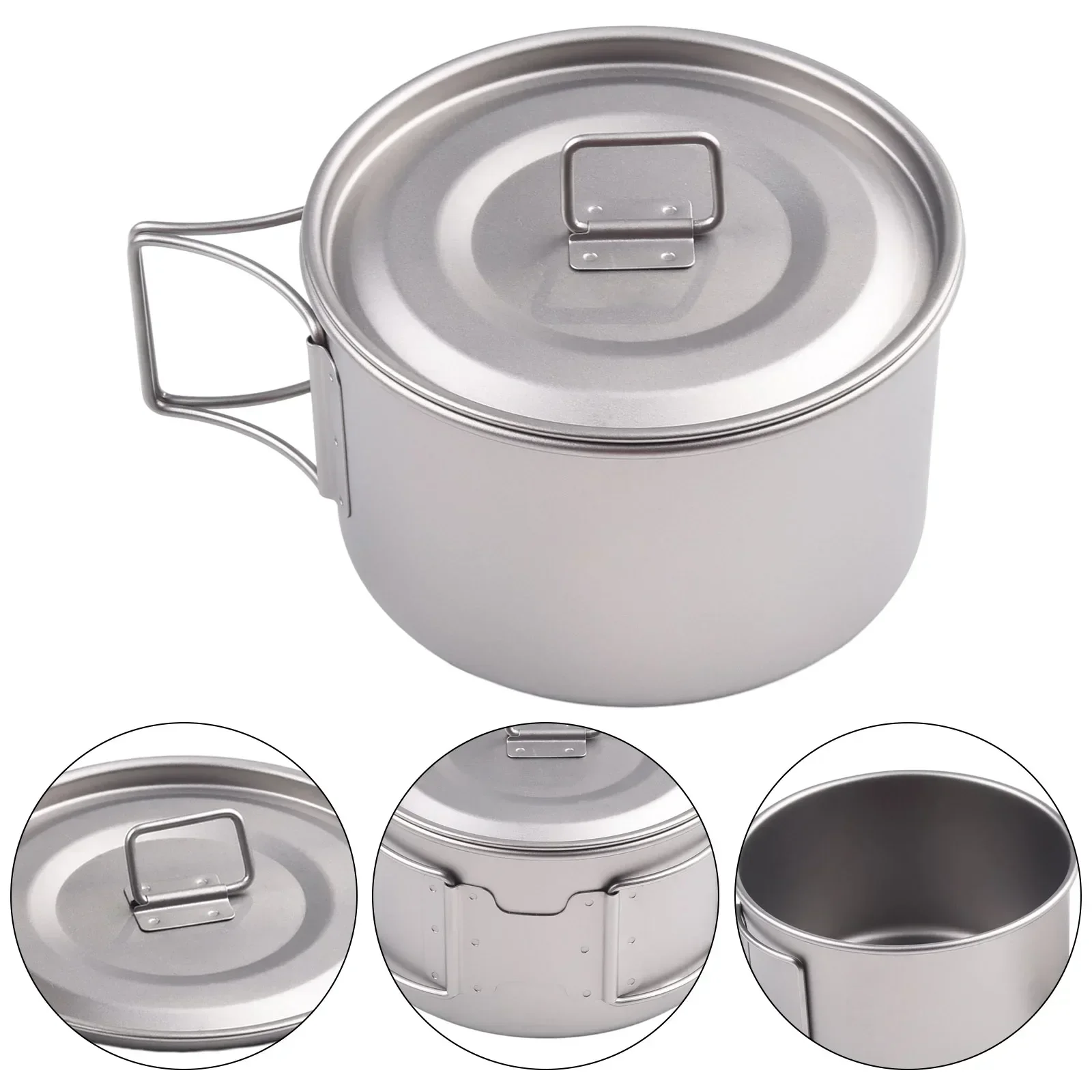 Mangkuk Titanium dengan pegang - Camping Cooking Ware ulasan dan harga