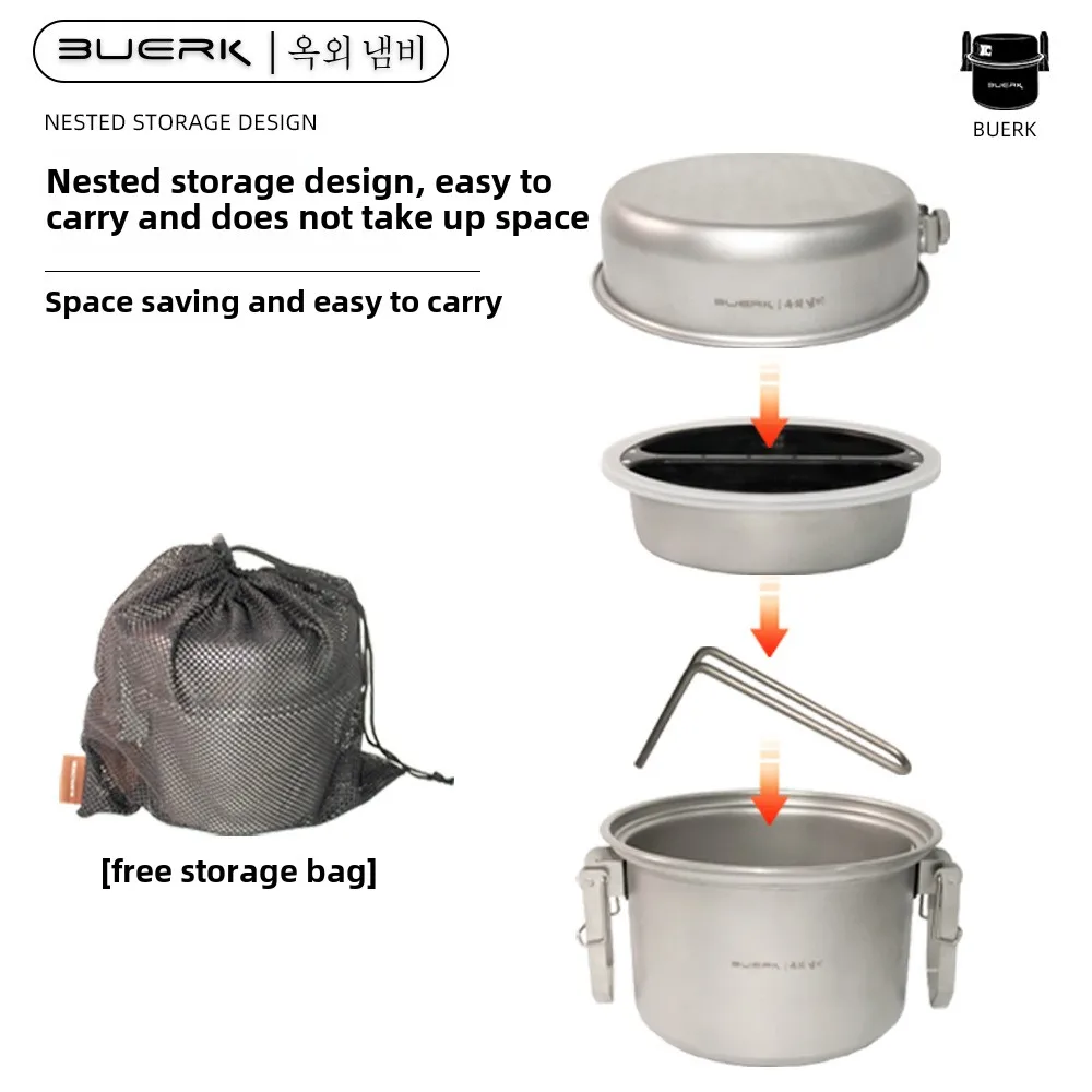 Panci kukus multifungsi untuk  - Camping Cooking Ware ulasan dan harga