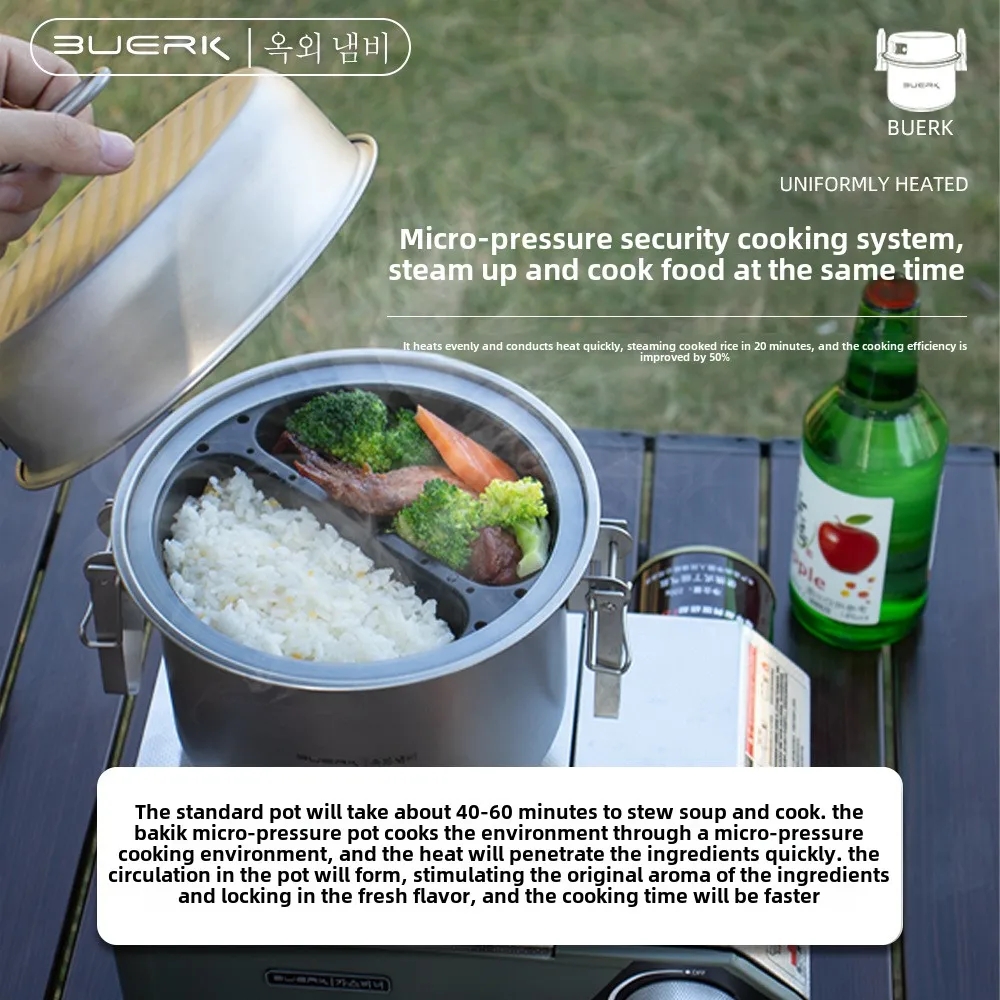 Panci kukus multifungsi untuk  - Camping Cooking Ware ulasan dan harga