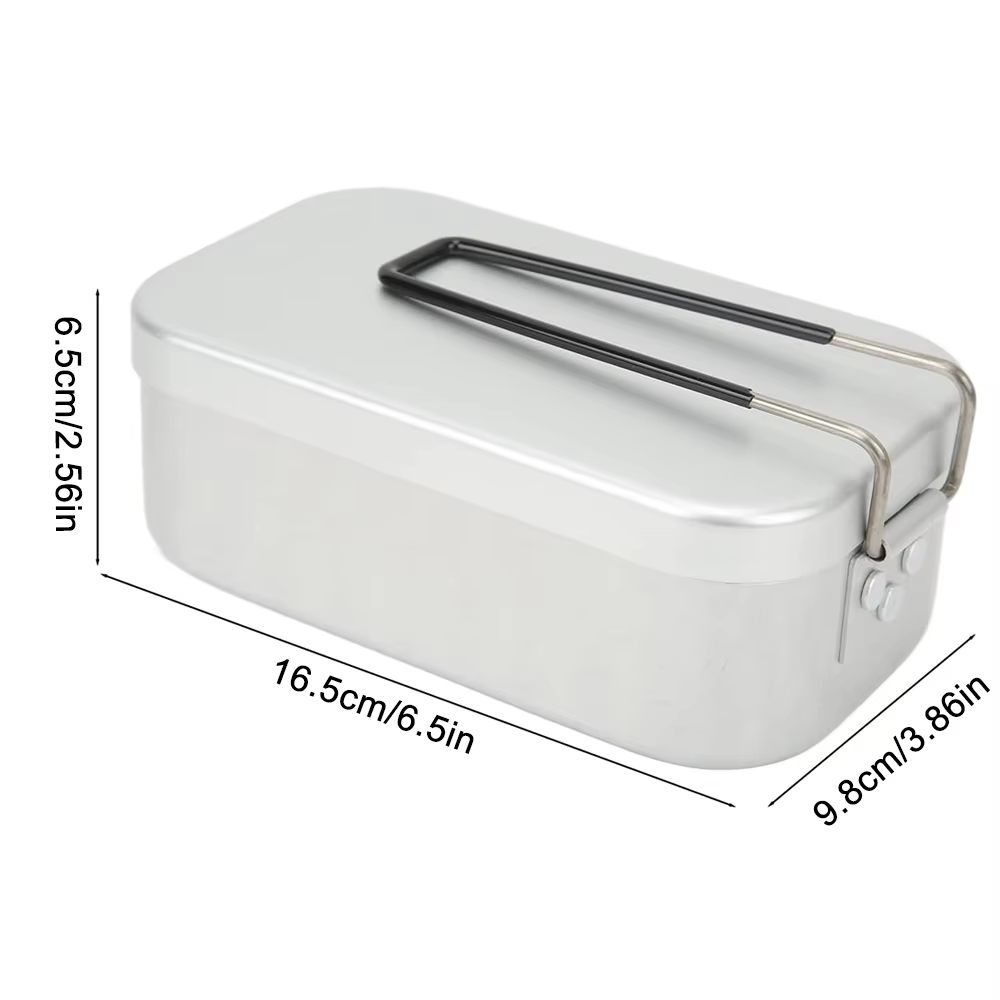 Pegangan Kotak Bento Lipat, Wa - Camping Cooking Tin ulasan dan harga