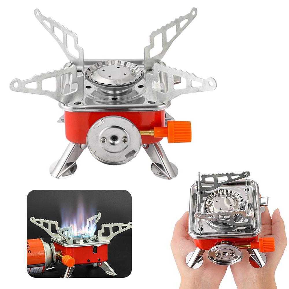 Kompor Gas Portabel Lipat Taha - Camping Cooking Hob ulasan dan harga