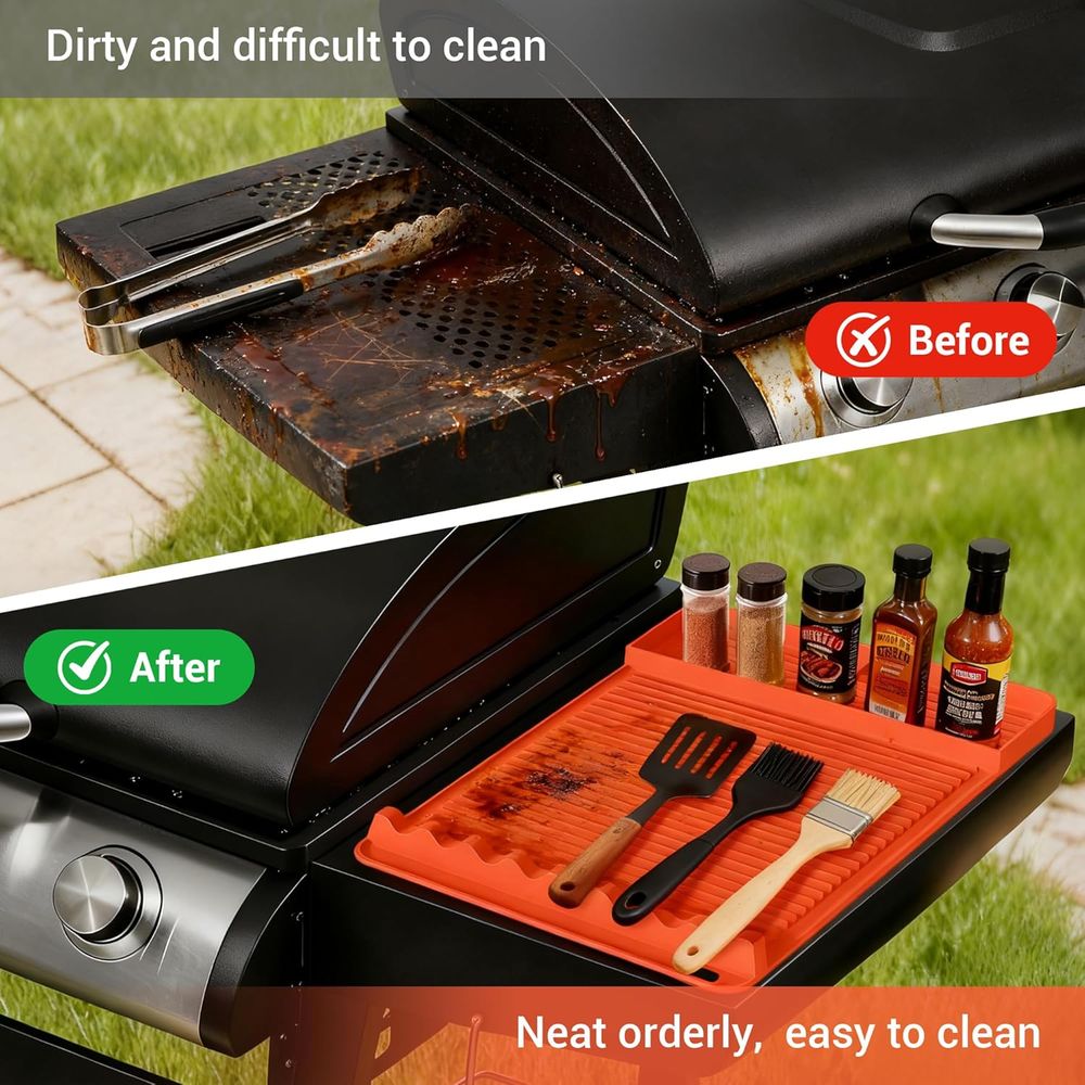 Alas Panggangan Silikon Tahan  - Cooking Outdoor Camping ulasan dan harga