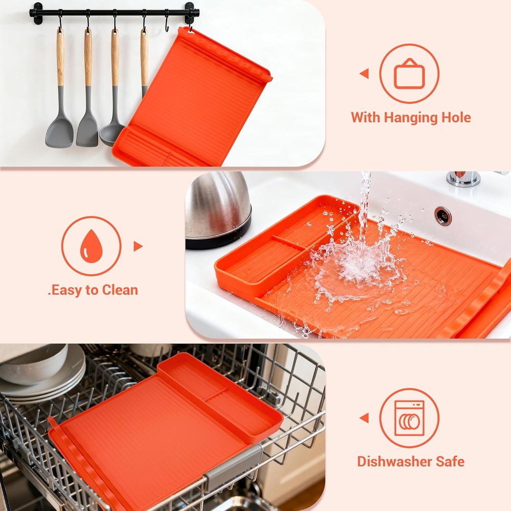 Alas Panggangan Silikon Tahan  - Cooking Outdoor Camping ulasan dan harga