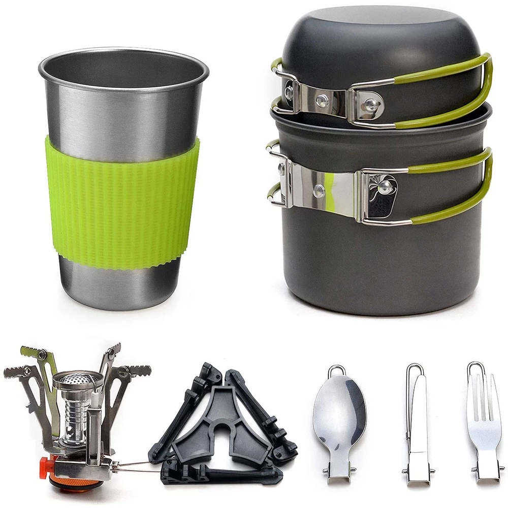 Kit Peralatan Masak Berkemah d - Camping Cooking Ware ulasan dan harga