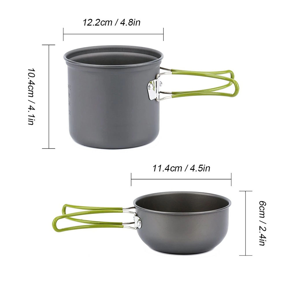 Kit Peralatan Masak Berkemah d - Camping Cooking Ware ulasan dan harga