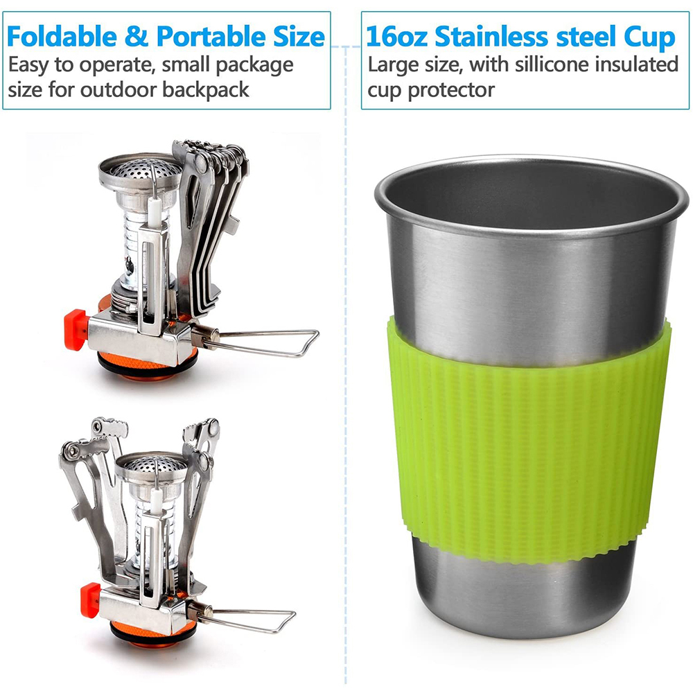 Kit Peralatan Masak Berkemah d - Camping Cooking Ware ulasan dan harga
