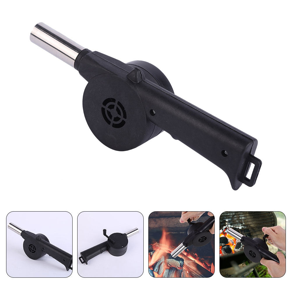 Kipas BBQ Manual Hitam dengan  - Camping Cooking Portable ulasan dan harga